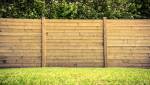 Palissade en bois à Montgeron