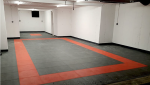 Garage avec sol en PVC