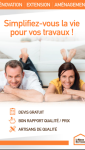 Flyer courtier en travaux