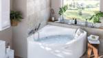 Salle de bain avec jacuzzi d'angle - Hyères 83