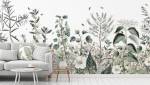 Papier peint fleuri