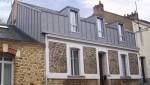 surélévation de maison - toiture zinc - zone urbaine -