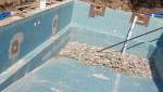 Rénovation piscine chantier