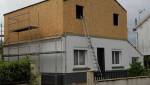 surélévation de maison en cours