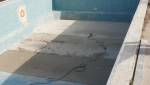 Diminution de la profondeur piscine en cours