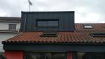 Après travaux : Extension bois bardage zinc