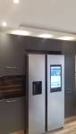 Intstallation cuisine et éléments intégrés avec plafon rétro éclairé - Neuville-sur-Oise - 95000 - 