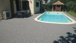 Moquette de pierre terrasse arrière et plages de piscine - Quincy-Voisins – 77860 -