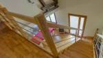 Zoom sur le haut de l'escalier 