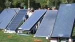 Chauffage solaire plusieurs panneaux