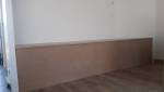 Vue de la banquette finie