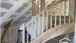 Création d'un escalier dans les combles La Maison des Travaux Vannes Sarzeau Pénestin
