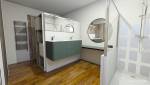 Visuel 3D du projet de rénovation de salle de bain