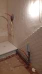 installation de la douche
