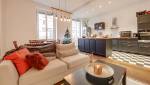 Rénovation complète d’un grand appartement dans un style urbain, Neuville Sur Saone