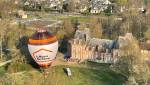 La montgolfière prête pour son premier vol