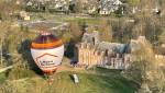 La montgolfière prête pour son premier vol