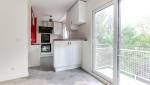 Rénovation d'une cuisine à Sceaux, depuis le séjour