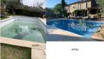 Rénovation de piscine avant-après - Rochefort 17