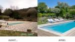 Rénovation et transformation de piscine avant-après - Rochefort 17