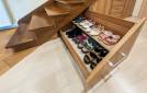 Meuble chaussure sous escalier