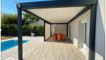 Après installation pergola bioclimatique