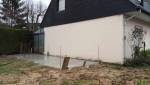 Dalle de béton pour extension de maison latérale à Gardanne