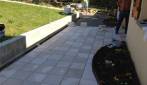 Aménagement d'une terrasse près de Landerneau (29)