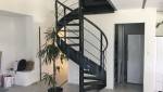 Escalier hélicoïdal métal et PVC