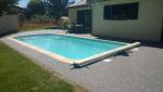 Piscine enterrée avec terrasse en moquette de pierre - Bouc-Bel-Air 13
