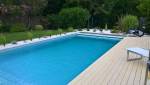 Piscine enterrée avec terrasse en matériau composite - Bouc-Bel-Air 13