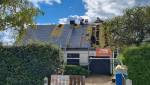 Extension de maison avec ossature et bardage bois à Vertou - travaux en cours