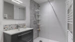 Création d'une salle de bain terrazzo à Nantes