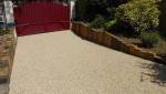 allée de jardin en gravier stabilisé
