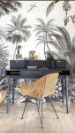 Papier peint panoramique tropical dans le bureau - bouc-bel-air-13