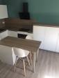 Nouvelle cuisine équipée avec sa table ilot - Nantes 44