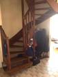  Remplacement d'escalier intérieur - ancien escalier tournant en bois - Nantes 44