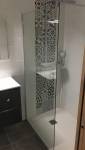 Frise en faience verticale salle d'eau