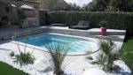 Aménagement contours de piscine avec jardin sec - Bouc-Bel-Air 13