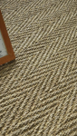 Jonc de mer tissé en chevron -décoweb