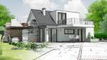 Une extension de maison près de Tours (37).