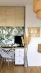 Astuces décoration intérieure - papier-peint panoramique coin bureau - Bouc-Bel-Air 13