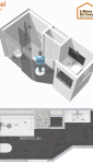 plan 3D de la future salle de bain
