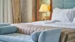 Chambre décoration bleue