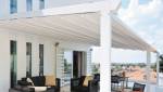 Pergol adossée toile rétractable