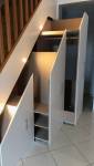 Dressing et meuble chaussures escalier