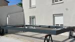 Avant  installation pergola bioclimatique