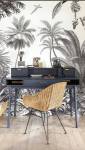 Papier peint panoramique tropical dans le bureau - bouc-bel-air-13