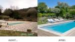 Rénovation et transformation de piscine avant-après - Rochefort 17