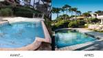 Rénovation piscine avant-après - Rochefort 17